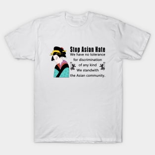 stop asian hate T-Shirt